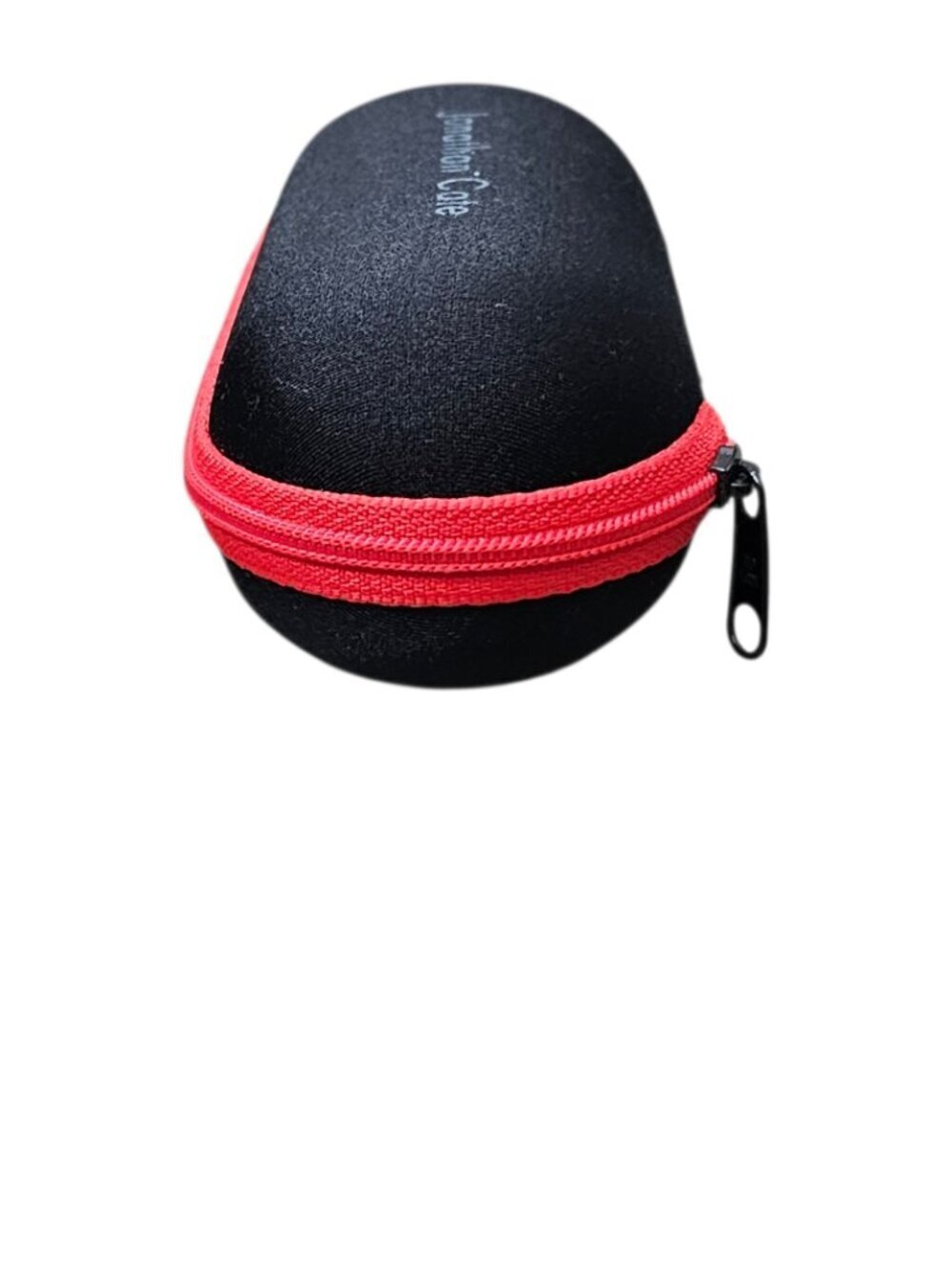 Jonathan Cate Sunglass Semi-hard Zip Around Black And Red Glasses Case - Picture 4 of 4